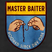 Master Baiter Hooked Since Day One 15oz Campfire Ceramic Mug