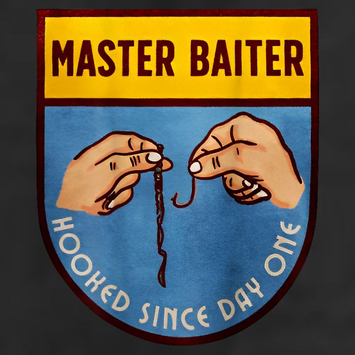 Master Baiter Hooked Since Day One 15oz Campfire Ceramic Mug