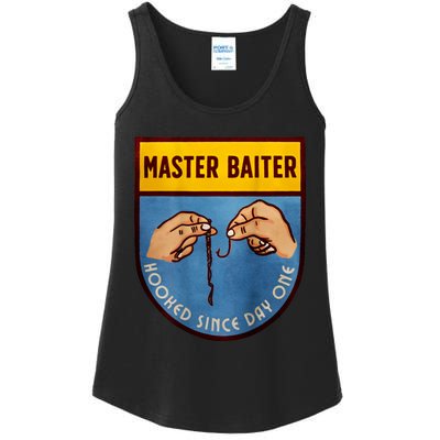 Master Baiter Hooked Since Day One Ladies Essential Tank