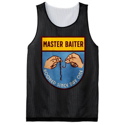 Master Baiter Hooked Since Day One Mesh Reversible Basketball Jersey Tank