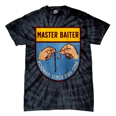 Master Baiter Hooked Since Day One Tie-Dye T-Shirt