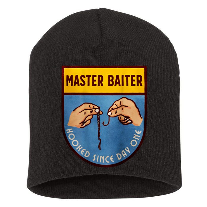 Master Baiter Hooked Since Day One Short Acrylic Beanie