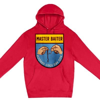 Master Baiter Hooked Since Day One Premium Pullover Hoodie