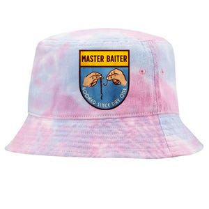 Master Baiter Hooked Since Day One Tie-Dyed Bucket Hat