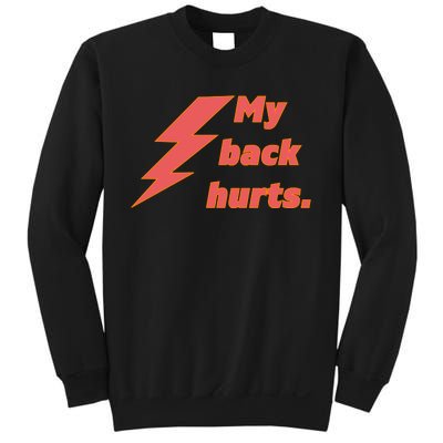 My Back Hurts. Sweatshirt