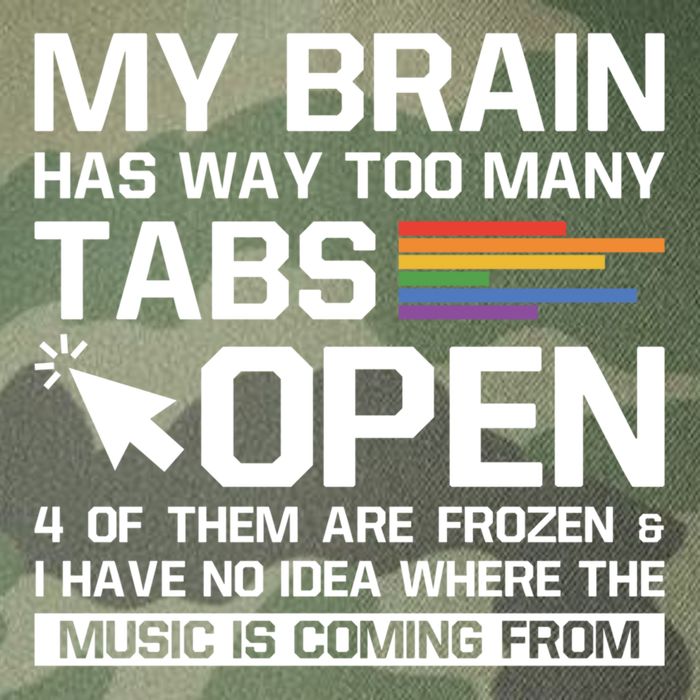 My Brain Has Way Too Y Tabs Open Software Developer Nerd Cool Gift Legacy Tie Dye Trucker Hat