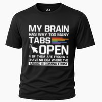 My Brain Has Way Too Y Tabs Open Software Developer Nerd Cool Gift Performance Shirt