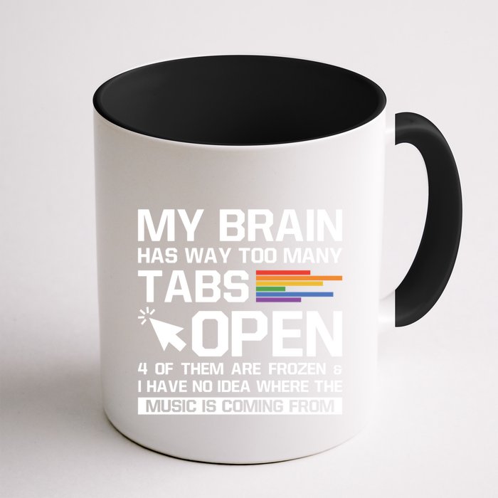 My Brain Has Way Too Y Tabs Open Software Developer Nerd Cool Gift Mug