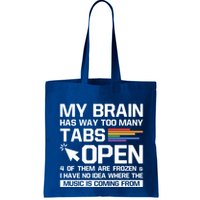 My Brain Has Way Too Y Tabs Open Software Developer Nerd Cool Gift Bag