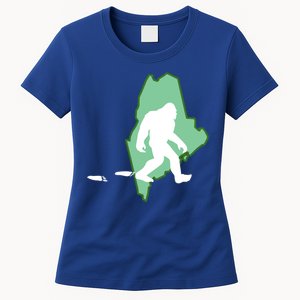 Maine Bigfoot Hunter State Great Gift Women's T-Shirt