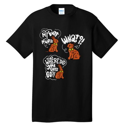 My Butt Hurts What Funny Easter Chocolate Bunny Meme Joke Tall T-Shirt