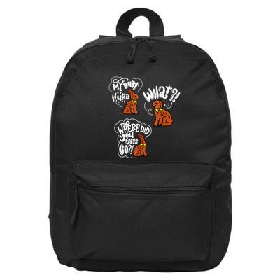 My Butt Hurts What Funny Easter Chocolate Bunny Meme Joke 16 in Basic Backpack