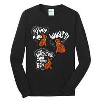 My Butt Hurts What Funny Easter Chocolate Bunny Meme Joke Tall Long Sleeve T-Shirt