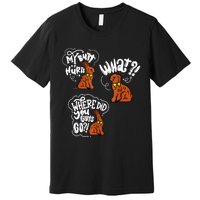 My Butt Hurts What Funny Easter Chocolate Bunny Meme Joke Premium T-Shirt