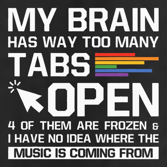 My Brain Has Way Too Many Tabs Open Software Developer Nerd Adult Drive Performance Visor