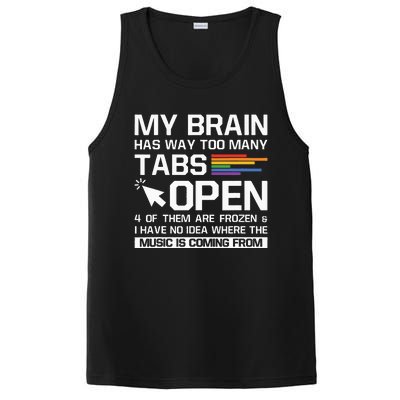 My Brain Has Way Too Many Tabs Open Software Developer Nerd PosiCharge Competitor Tank