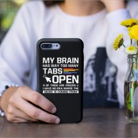 My Brain Has Way Too Many Tabs Open Software Developer Nerd Permanent Decal Sticker