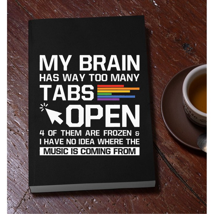 My Brain Has Way Too Many Tabs Open Software Developer Nerd Permanent Decal Sticker