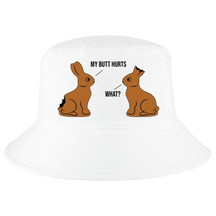 My Butt Hurts Chocolate Easter Bunny Funny Cool Comfort Performance Bucket Hat