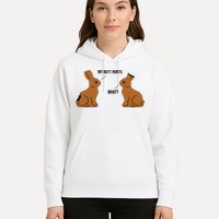 My Butt Hurts Chocolate Easter Bunny Funny Hoodie