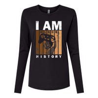 Melanin Black History Month Design For Video Games Lovers Womens Cotton Relaxed Long Sleeve T-Shirt