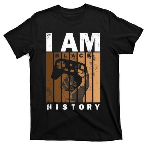 Melanin Black History Month Design For Video Games Lovers T-Shirt