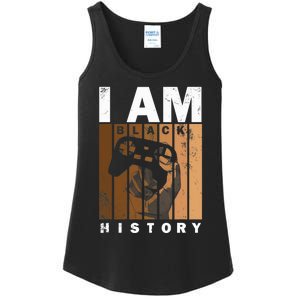 Melanin Black History Month Design For Video Games Lovers Ladies Essential Tank