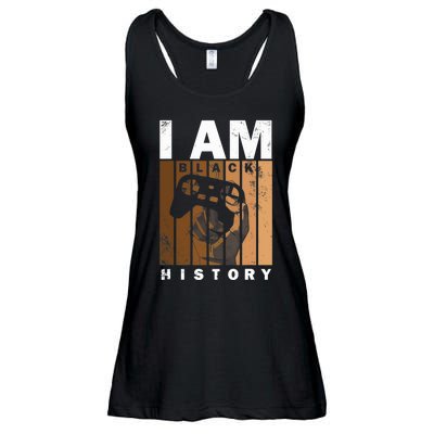 Melanin Black History Month Design For Video Games Lovers Ladies Essential Flowy Tank