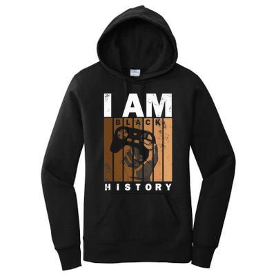 Melanin Black History Month Design For Video Games Lovers Women's Pullover Hoodie