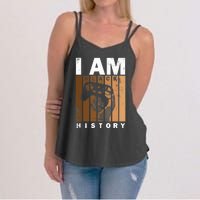 Melanin Black History Month Design For Video Games Lovers Women's Strappy Tank