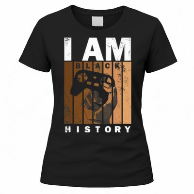 Melanin Black History Month Design For Video Games Lovers Women's T-Shirt