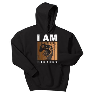 Melanin Black History Month Design For Video Games Lovers Kids Hoodie