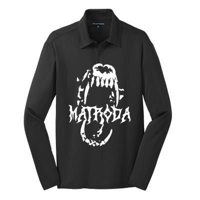 Matroda Bite Heavyweight Silk Touch Performance Long Sleeve Polo