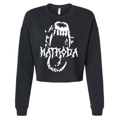Matroda Bite Heavyweight Cropped Pullover Crew