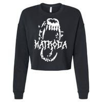 Matroda Bite Heavyweight Cropped Pullover Crew