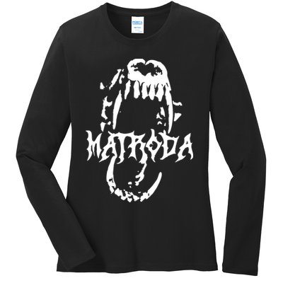 Matroda Bite Heavyweight Ladies Long Sleeve Shirt