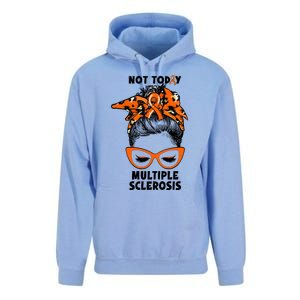 Messy Bun Hair Multiple Sclerosis Awareness Unisex Surf Hoodie