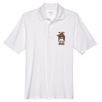 Messy Bun Hair Multiple Sclerosis Awareness Men's Origin Performance Pique Polo