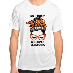 Messy Bun Hair Multiple Sclerosis Awareness Adult ChromaSoft Performance T-Shirt