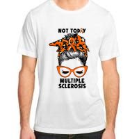 Messy Bun Hair Multiple Sclerosis Awareness Adult ChromaSoft Performance T-Shirt