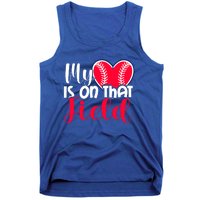 My Baseball Heart Is On That Field Gift Tank Top