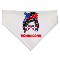 Messy Bun Hair Dominicana Dominican Girl Dominicana Republic USA-Made Doggie Bandana