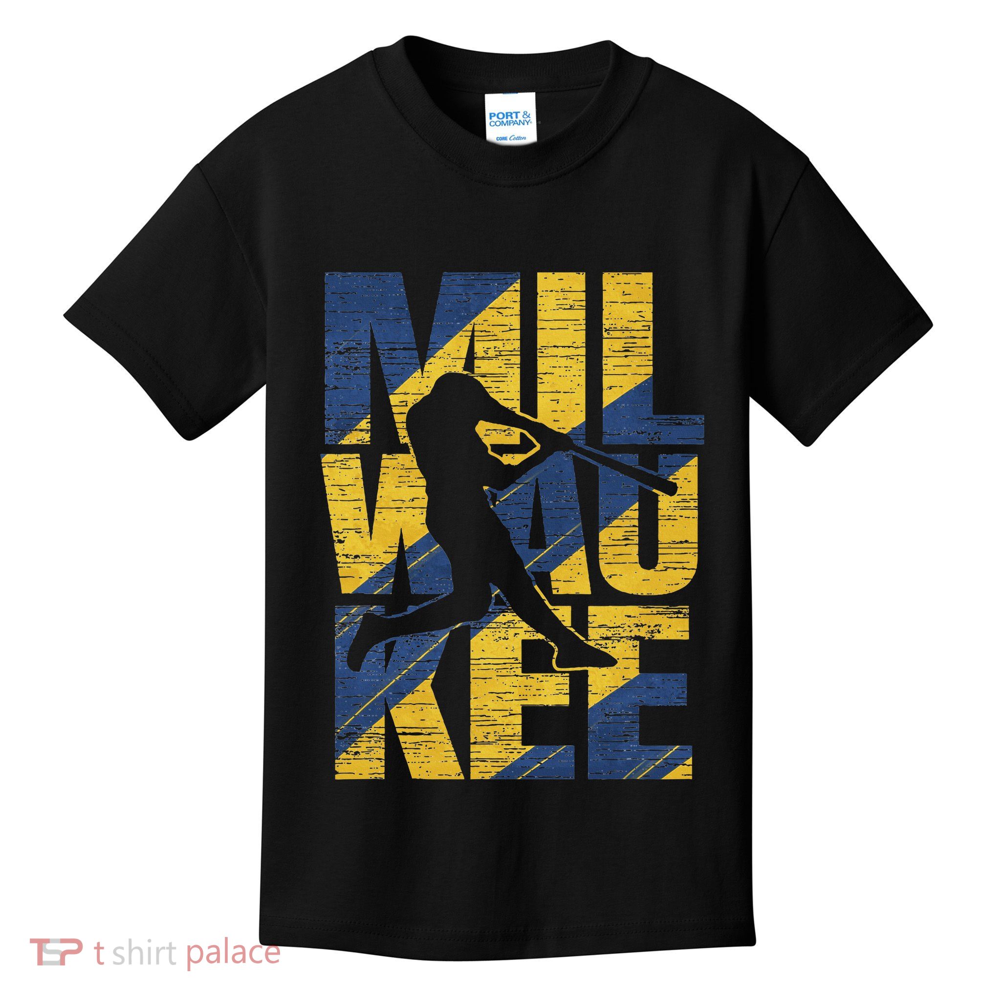 Milwaukee Baseball Home Run Game Day Kids T-Shirt