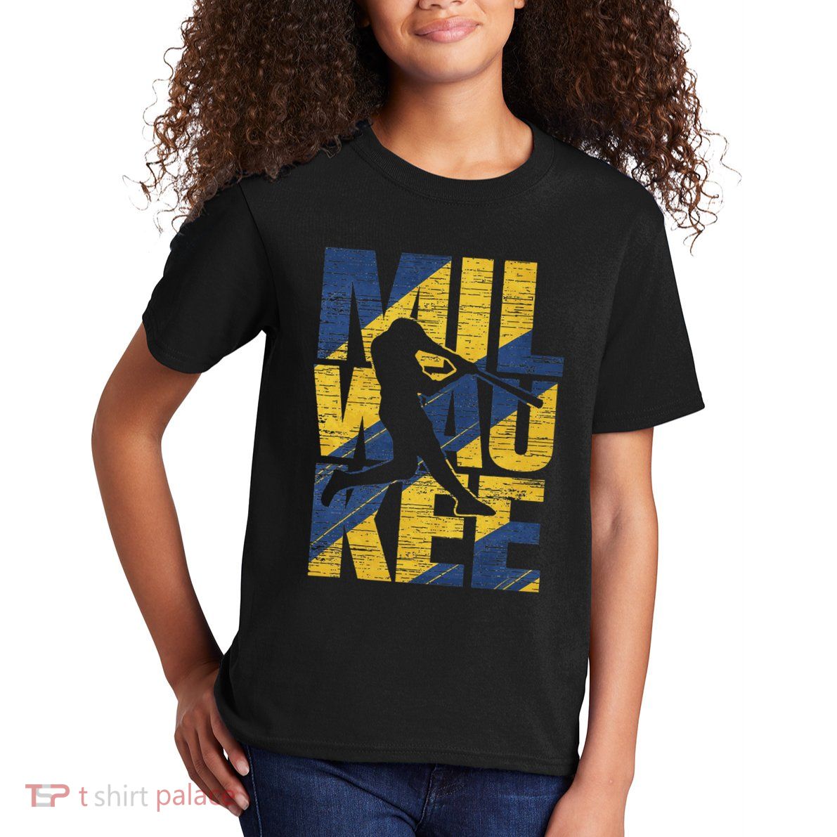 Milwaukee Baseball Home Run Game Day Kids T-Shirt