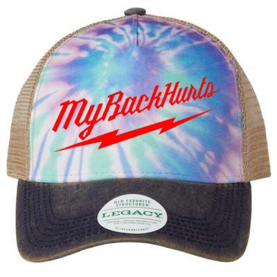 My Back Hurts Legacy Tie Dye Trucker Hat