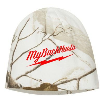 My Back Hurts Kati - Camo Knit Beanie