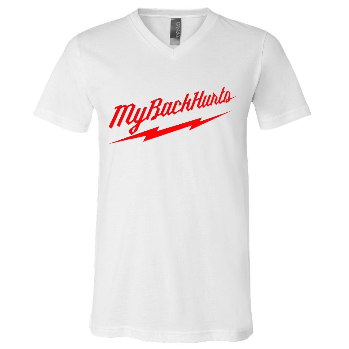 My Back Hurts V-Neck T-Shirt