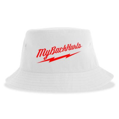 My Back Hurts Sustainable Bucket Hat