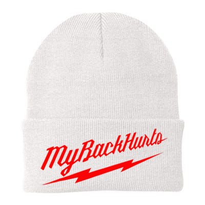 My Back Hurts Knit Cap Winter Beanie