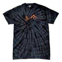 Mountain Bike Heartbea Cute Bike Heartbeat Gift Tie-Dye T-Shirt